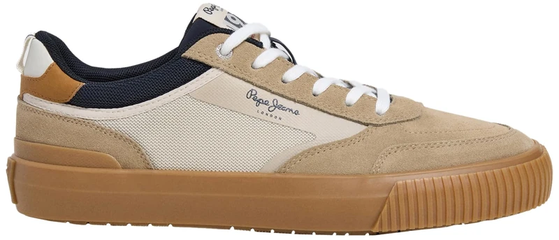 Pepe Jeans Men's Nolan Street M Sneak, Brown (Sandy Beige), 42 - Image 1