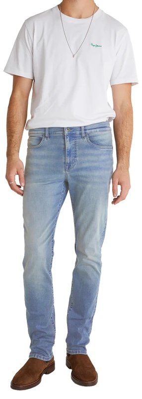Pepe Jeans Men's Slim Jeans Hatch, Blue (Denim-3CB), 33W x 30L