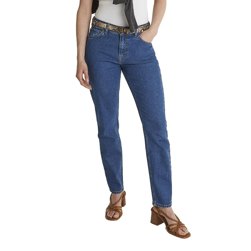Pepe Jeans Women's Tapered Jeans HW Violet, Blue (Denim-4CB), 24W x 28L