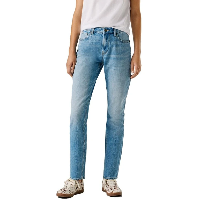 Pepe Jeans Women's Tapered Jeans HW Violet, Blue (Denim-2VC), 32W x 30L
