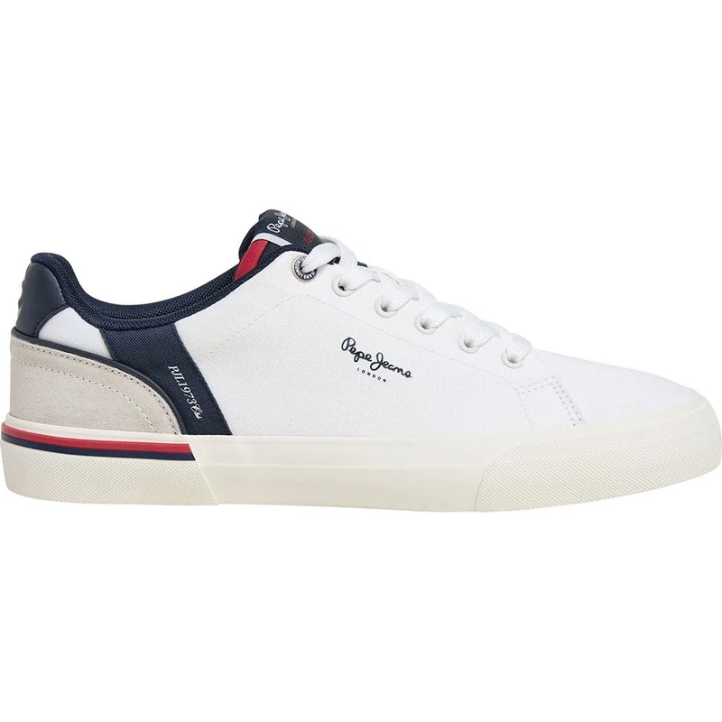 Pepe Jeans Men's Kenton State M Sneak, White (White), 42