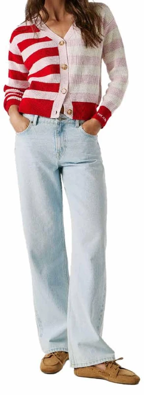 Pepe Jeans Women's Loose ST Jeans MW Hazel, Blue (Denim-2S1), 25W x 30L