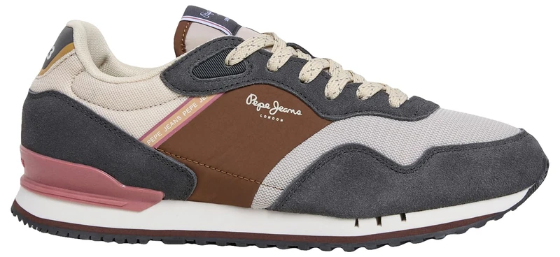 Pepe Jeans Men's London Mind M Sneak, Grey (Thunder Grey), 46