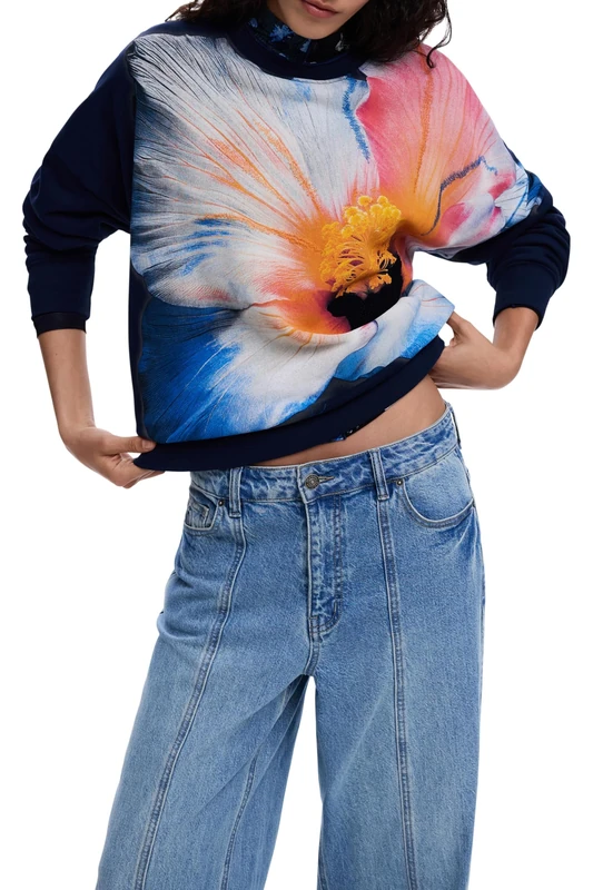 Desigual Sweatshirt from the collection Woman, Dark Red, S