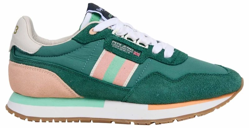 Pepe Jeans Women's Aiden Tape W Sneak, Green (Ivy Green), 37 - Image 1