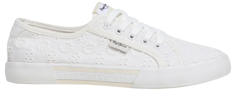 Pepe Jeans Women's Brady Cute W Sneak, White (Off White), 37