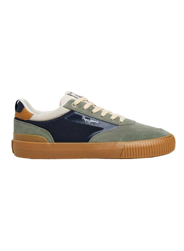 Pepe Jeans Men's Nolan Street M Sneak, Green (Casting Green), 9 UK
