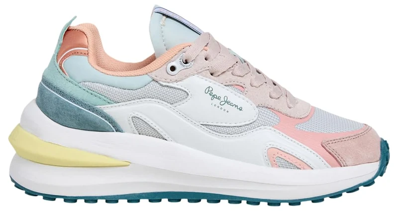 Pepe Jeans Women's Winslow Young W Sneak, Orange (Sherbert Orange), 5 UK