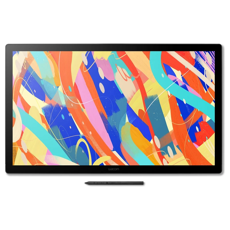 Wacom Cintiq 24 (2025 Edition) Drawing Tablet – 2.5K Graphic Pen Display with Wacom Pro Pen 3, Adjustable Stand, Anti-Glare Etched Glass, and Enhanced Color Accuracy