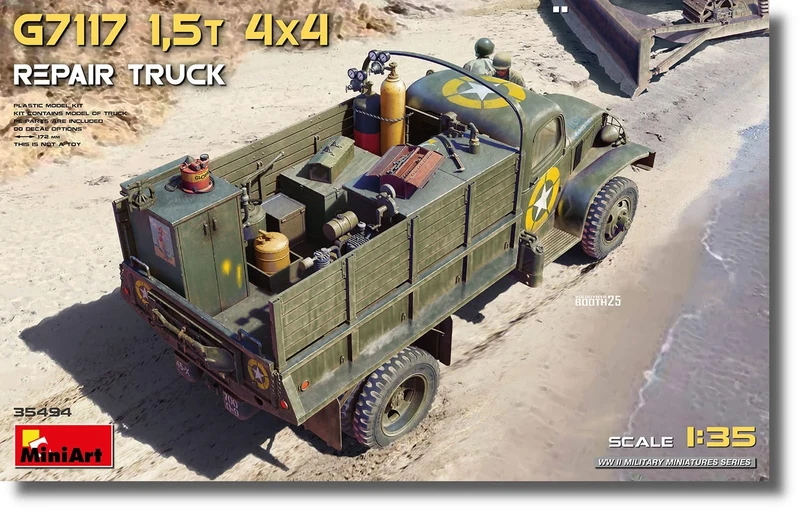 Miniart 1:35 - G7117 1,5t 4x4 Repair Truck