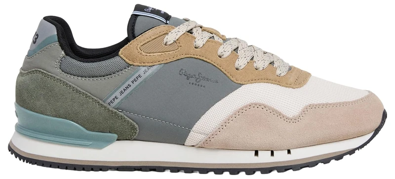 Pepe Jeans Men's London Mind M Sneak, Brown (Light Beige), 9 UK