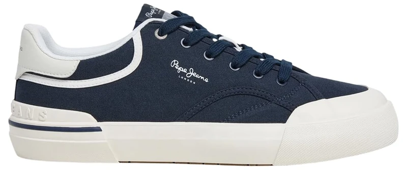 Pepe Jeans Men's Nolan Basic M Sneak, Blue (Steel Blue), 41