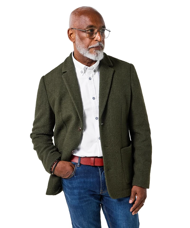 Joe Browns Men's Modern Relaxed Fit Blazer, Green, 38