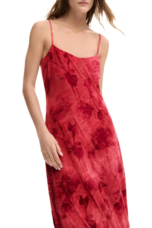 Desigual Women's Madison Dress, red, L