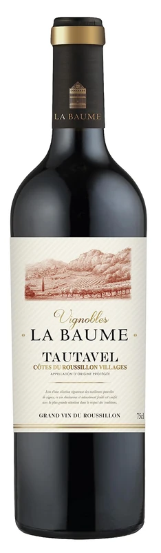 La Baume Vignobles - Tautavel, Red Wine from Languedoc, France (1 x 0,75L) (Pack of 6)