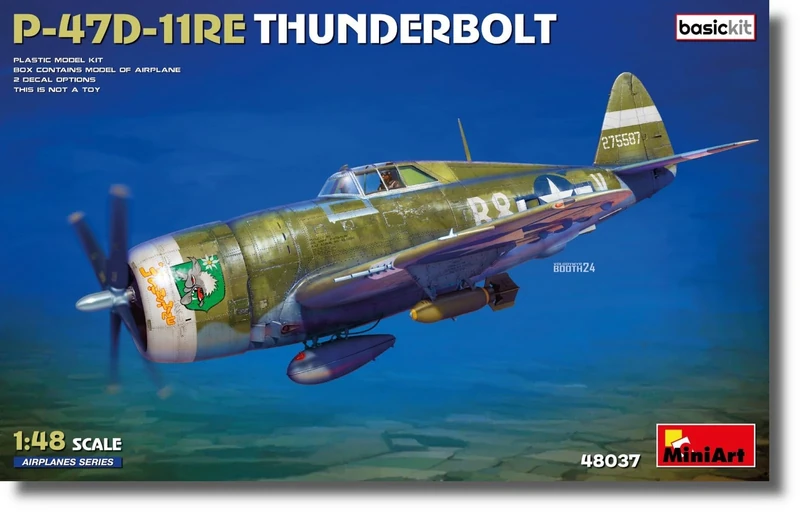 Miniart 1:48 - P-47D-11R Thunderbolt Basic Kit