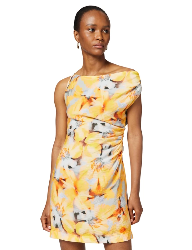 Desigual Women's Collection Sleeveless Dress, Orange, XL