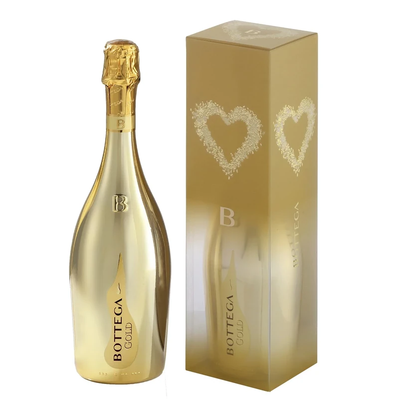 Bottega Gold Sparkling Wine with Gift Box - 750 ml (Pack of 6)