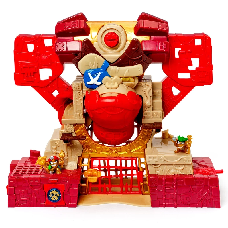 PIRATIX Gorilla Temple – Gorilla-Shaped Temple with Traps and a Hidden Treasure. Includes 1 Gorilla Temple, 2 Piratix, 4 Exclusive Treasures, and 1 Golden Totem - Image 1