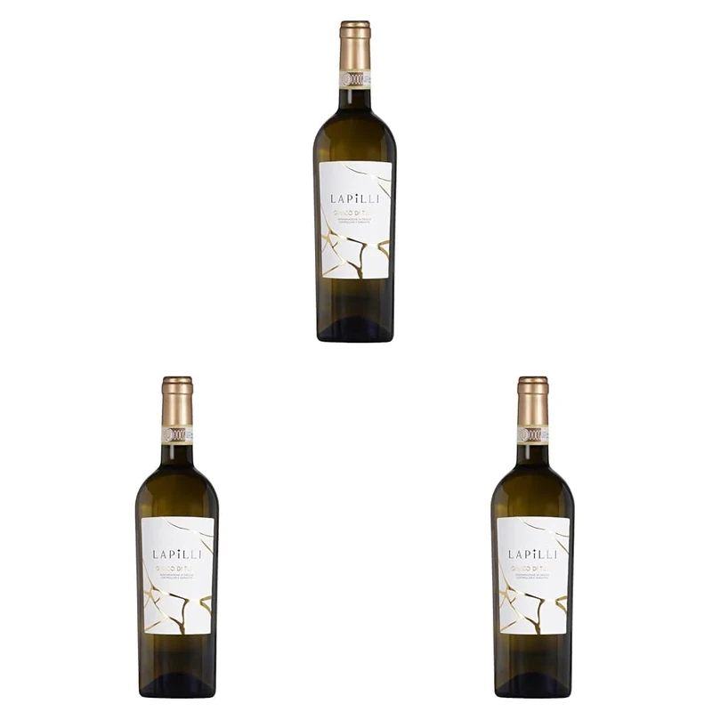 Lapilli Wine Greco di Tufo DOCG, Bottle 750 ml, Alcohol 13.5% (Pack of 3)