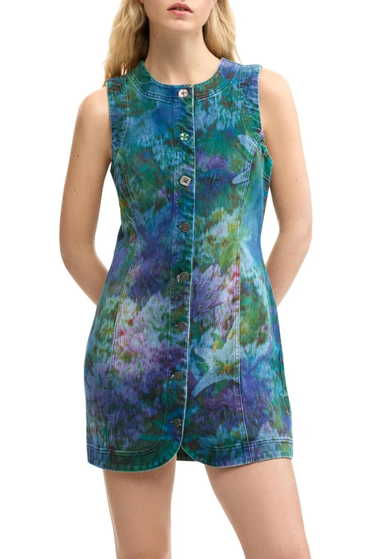 Desigual Women's Columbus Dress, Blue, M