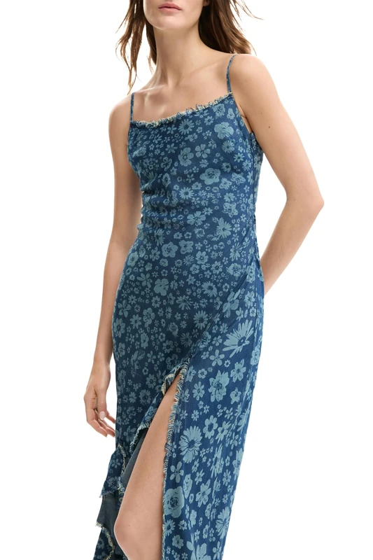 Desigual Women's Collection Tank Dress, Blue, S