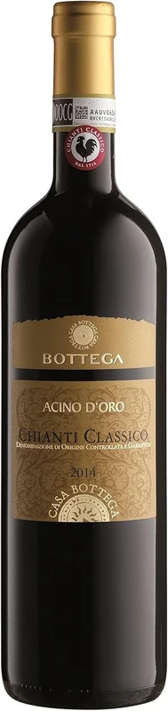 Bottega Acino d'Oro Chianti Classico DOCG Italian Red Wine - 750 ml (Pack of 6)