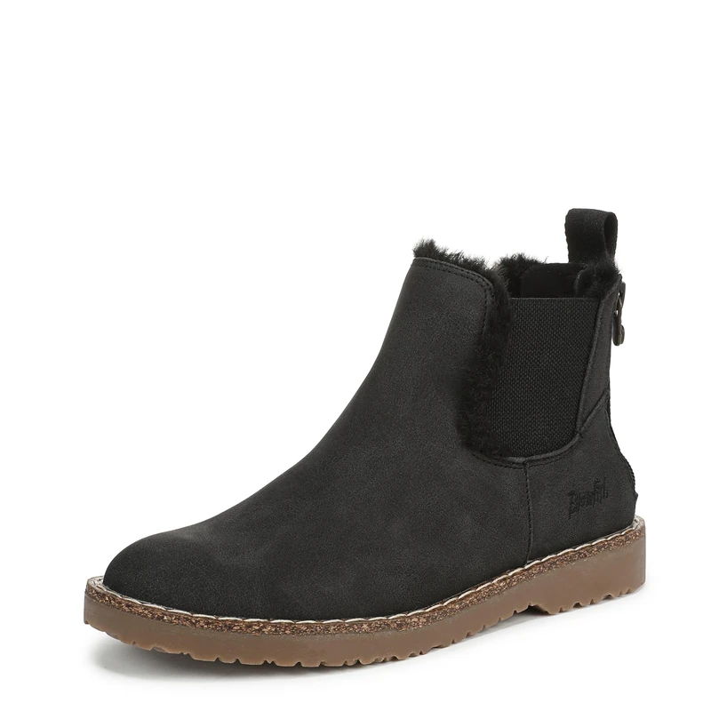 Blowfish Malibu Women's Chillin SHR Chelsea Ankle Boot, Black, Medium Fit, UK 6