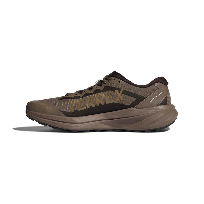 adidas Men's Terrex Agravic Lite Shoes, Earth strata/Brown Oxide/Aurora Coffee, 10 UK