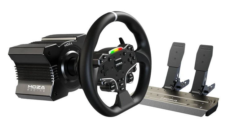 MOZA R5 Direct Drive Hankon Pedal Bundle (2 Pedals (Accelerator + Brake)), Domestic Genuine Product