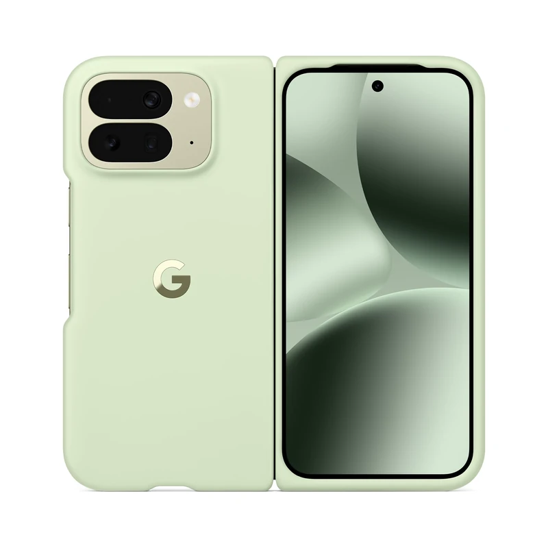 Pixelsnap Case for Pixel 10 Pro Fold - Durable Protection - Stain-Resistant Silicone - Google Pixel Case - Jade (Made by Google)