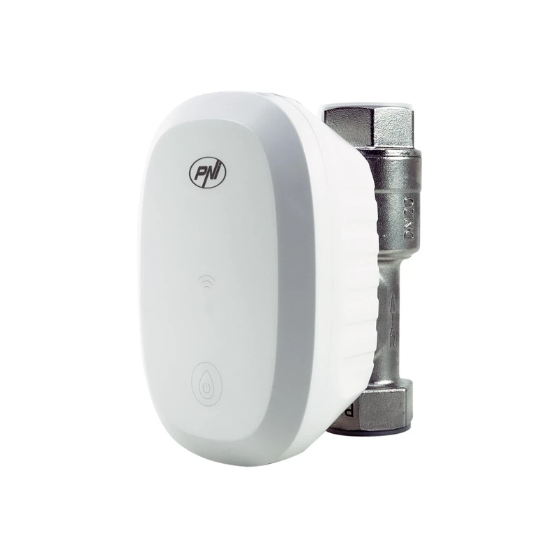PNI PNI-SV180P SV180 PRO Smart Water Valve, Wi-Fi connectivity, IP65, DN20, 3/4 Tuya Application, Compatible with Amazon Alexa and Google Home