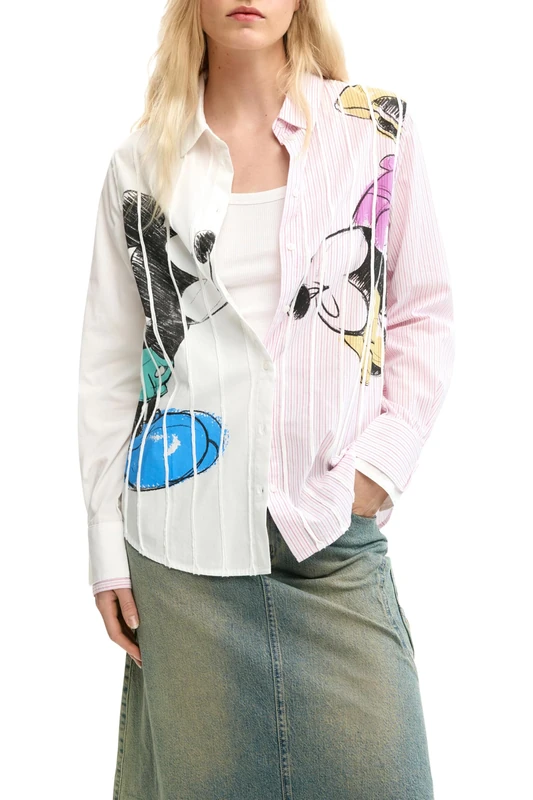 Desigual Women's Lovit Disney T-Shirt, White, XS
