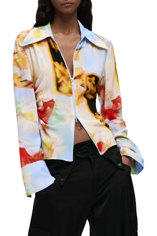 Desigual Women's Butt T-Shirt, Lemon Tree, L - Image 1