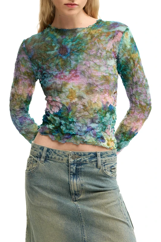 Desigual Women's Bettle Blouse, Blue, L