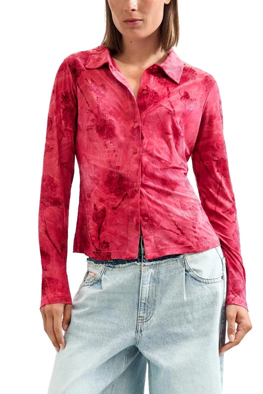 Desigual Women's Londres T-Shirt, red, L - Image 1