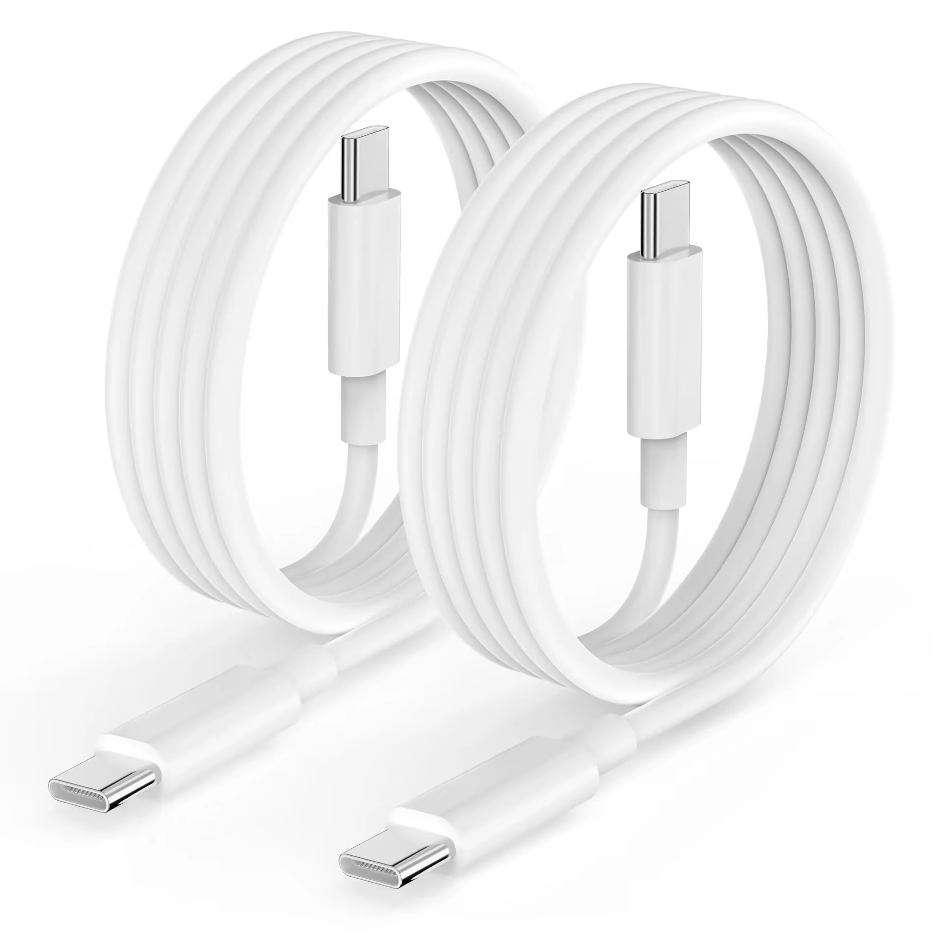Nebite USB C to USB C Charger Cable 2Pack 1.8M, iPhone Charger Cable 15/16 Fast Charging Lead, Type C Charging Wire for iPhone16/16 Pro/15/15 Plus/15 Pro/15 Pro Max, iPad Pro/Air/Mini,Mac