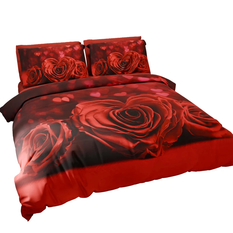 PETTI Artigiani Italiani - Maxi Double Duvet Cover Set 260 x 220 cm (2 Pillowcases 75 x 50 cm Included), Microfibre Duvet Cover Set with Passion Digital Print - Made in Italy - Image 1