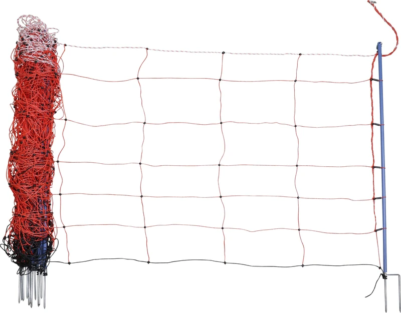 AKO Fencing OviNet Premium, 50 m, orange, 90 cm, DS, 30 cm mesh