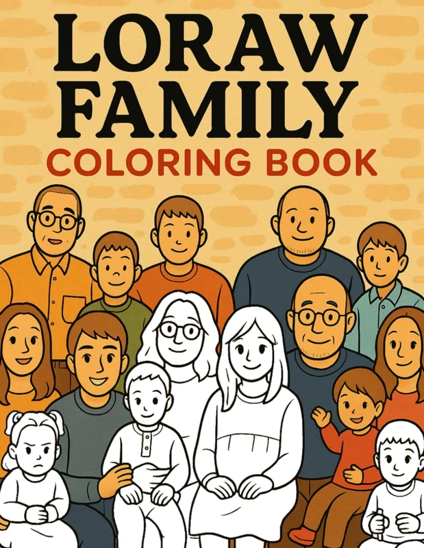 2025 Loraw Family Coloring Book