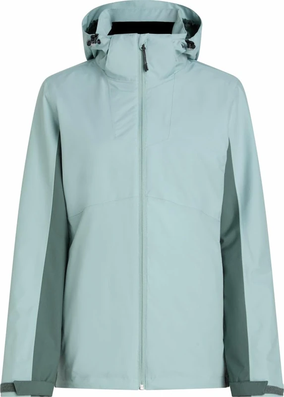 Mckinley Women's Larra 3:1 II Jacket, Green Smoke/Green Da, 48