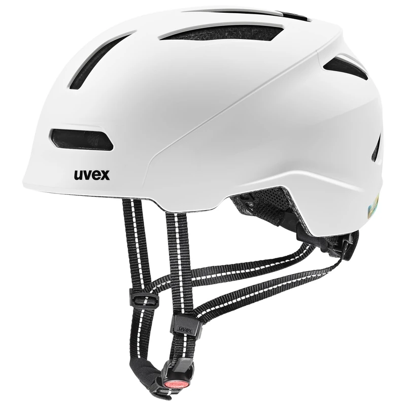 uvex urban planet - sturdy bike helmet for men and women - individual fit - optimized ventilation - white matt - 58-61 cm