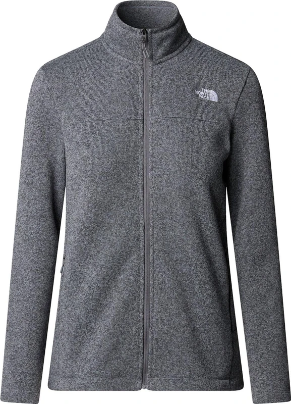 The North Face Women's Antisana Fleece Jackett Jacket, Tnf Mid Grey Heather, XL
