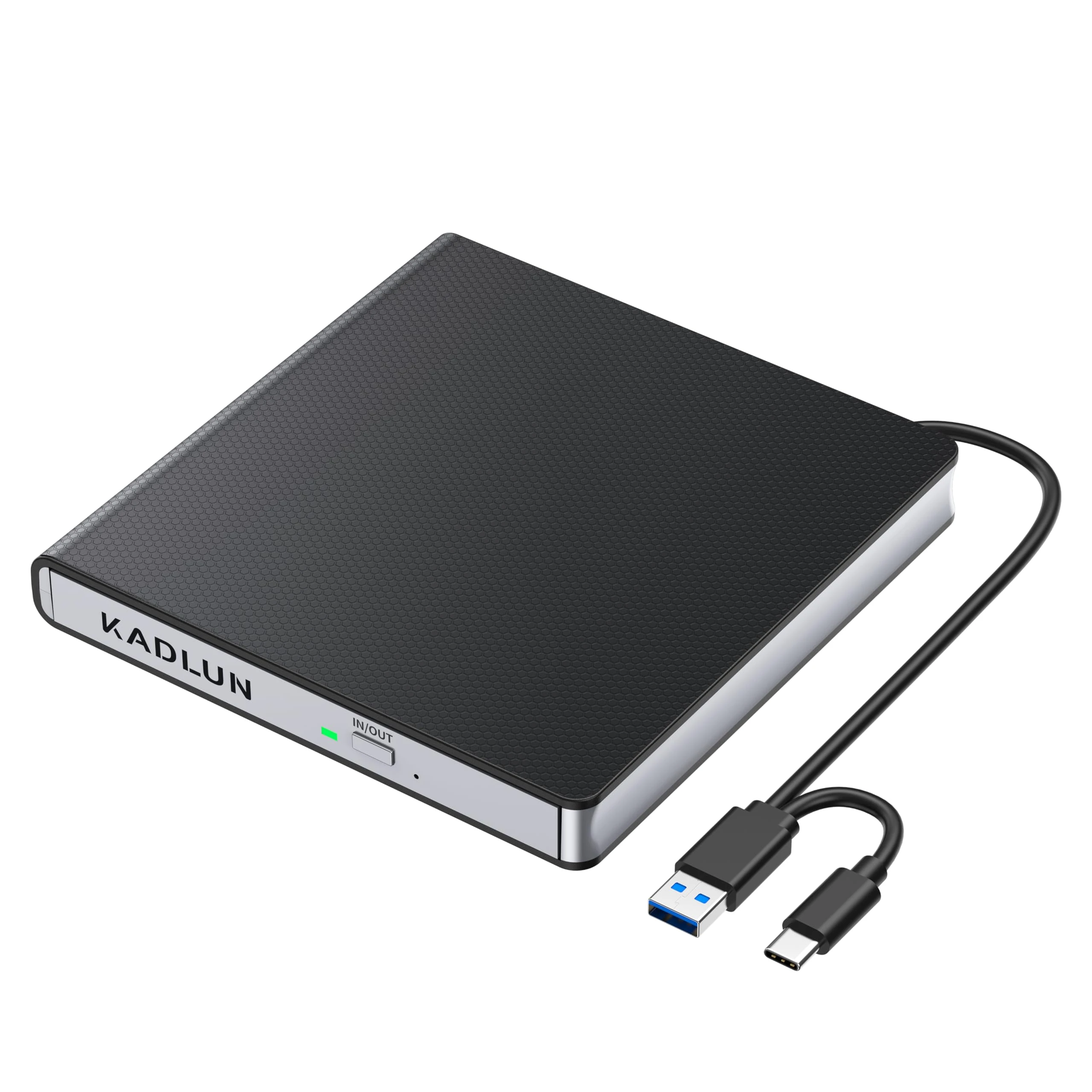 External CD DVD Drive for Laptop USB 3.0 USB C CD Drive External DVD Drive Portable CD ROM Burner Reader Writer Drive External DVD Player for Laptop Desktop PC Windows 11/10/8/8 MacBook Mac OS Linux
