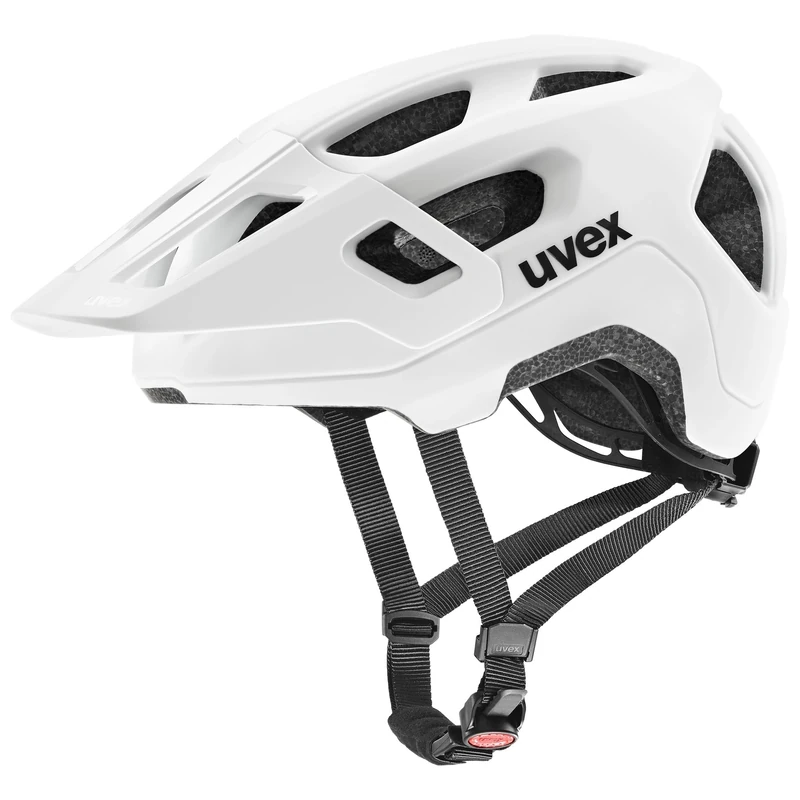 uvex react jr. - lightweight bike helmet for kids - individual fit - washable interior - white matt - 52-56 cm