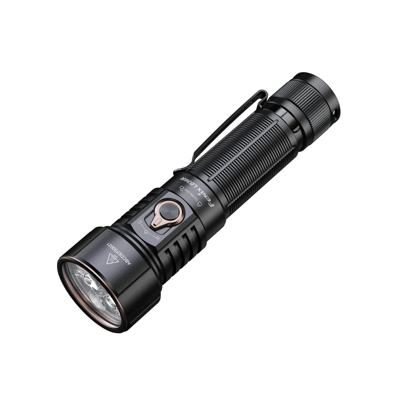 Fenix LD36R Black Rechargeable Multi Colour LED Torch | 3600 Lumen | 385m | 65+ Hrs Max | 3600lm White Beam | 6 Colour Lighting with Smooth Transition | IP68