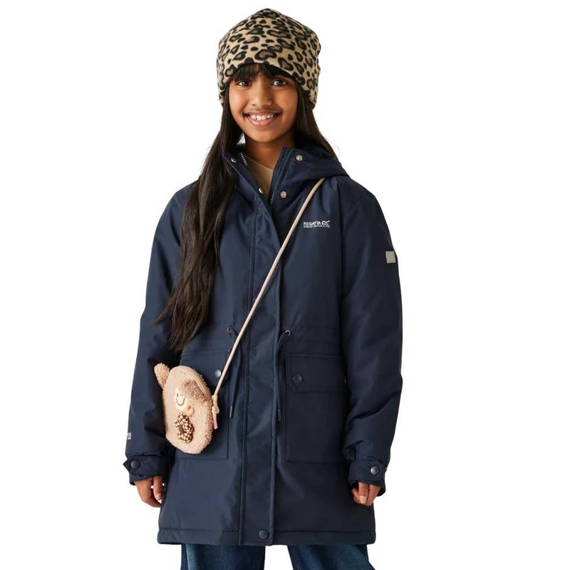 Regatta Kids Junior Valenta Waterproof Jacket Reflective Insulated Winter Hiking Coat