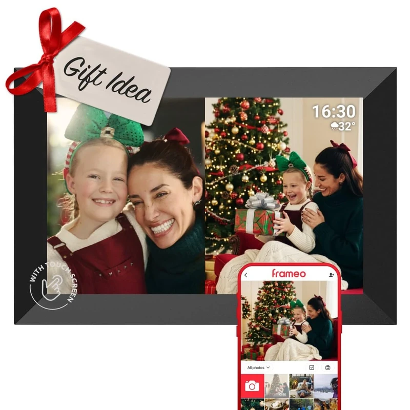 PRAKTICA 10" Digital Photo Frame 1280 x 800 with Wi-Fi and Frameo Software