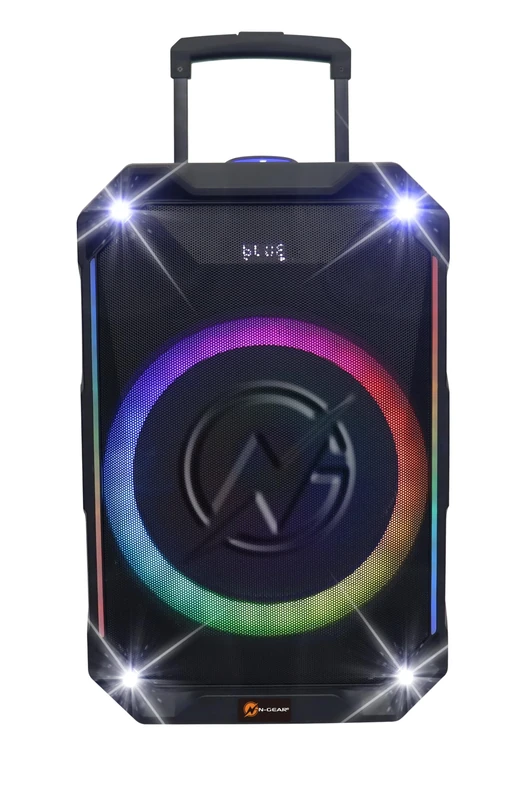 N-Gear The Flash 1040 10 Inch Speaker Karaoke with Disco Light And Microphone