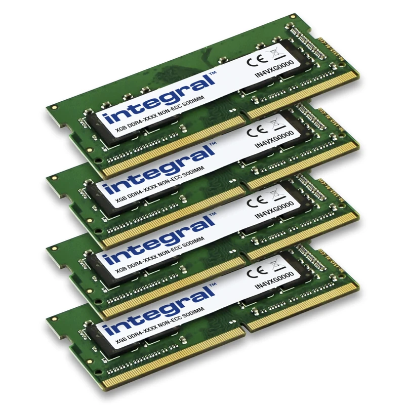 Integral 4-Pack 8GB DDR4 RAM 3200MHz SODIMM Laptop Notebook MacBook Memory Module